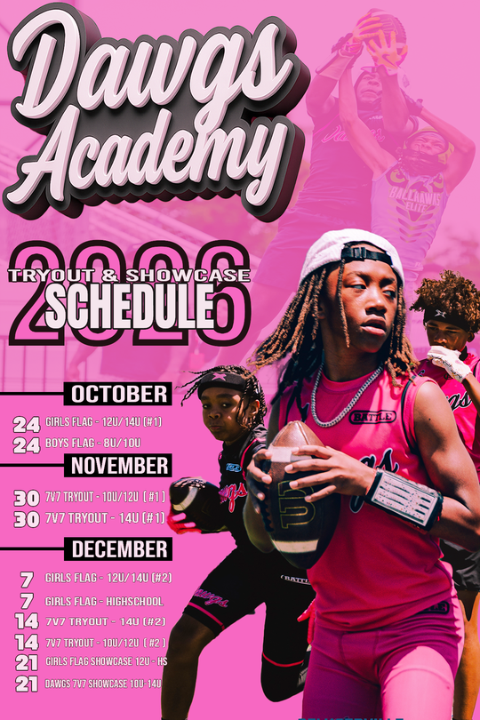 2026 DAWGS ACADEMY TRYOUT & SHOWCASE